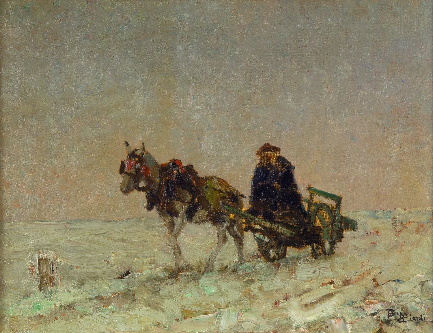 Contadino con calesse